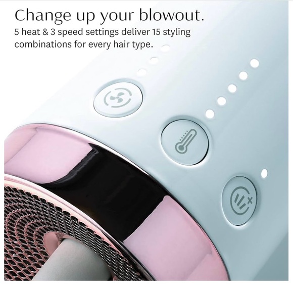 T3 AireBrush Duo Interchangeable Hot Air Blow Dry Brush with Two Attachments - Picture 11 of 16